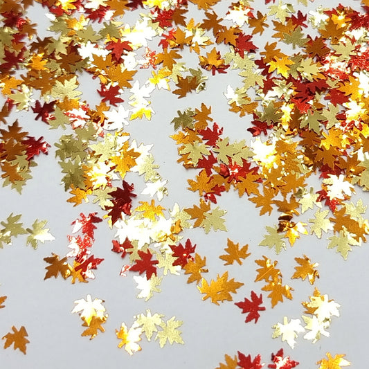 Maple Leaves Shaped Glitter/Confetti