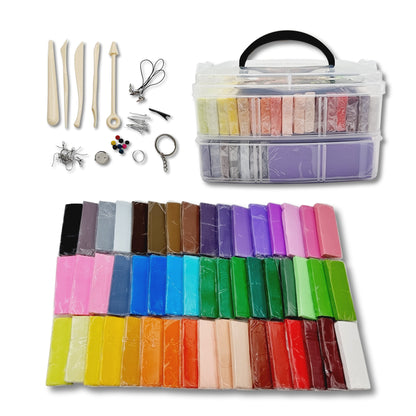Polymer Clay Kit Oven Bake 50 x 30gm