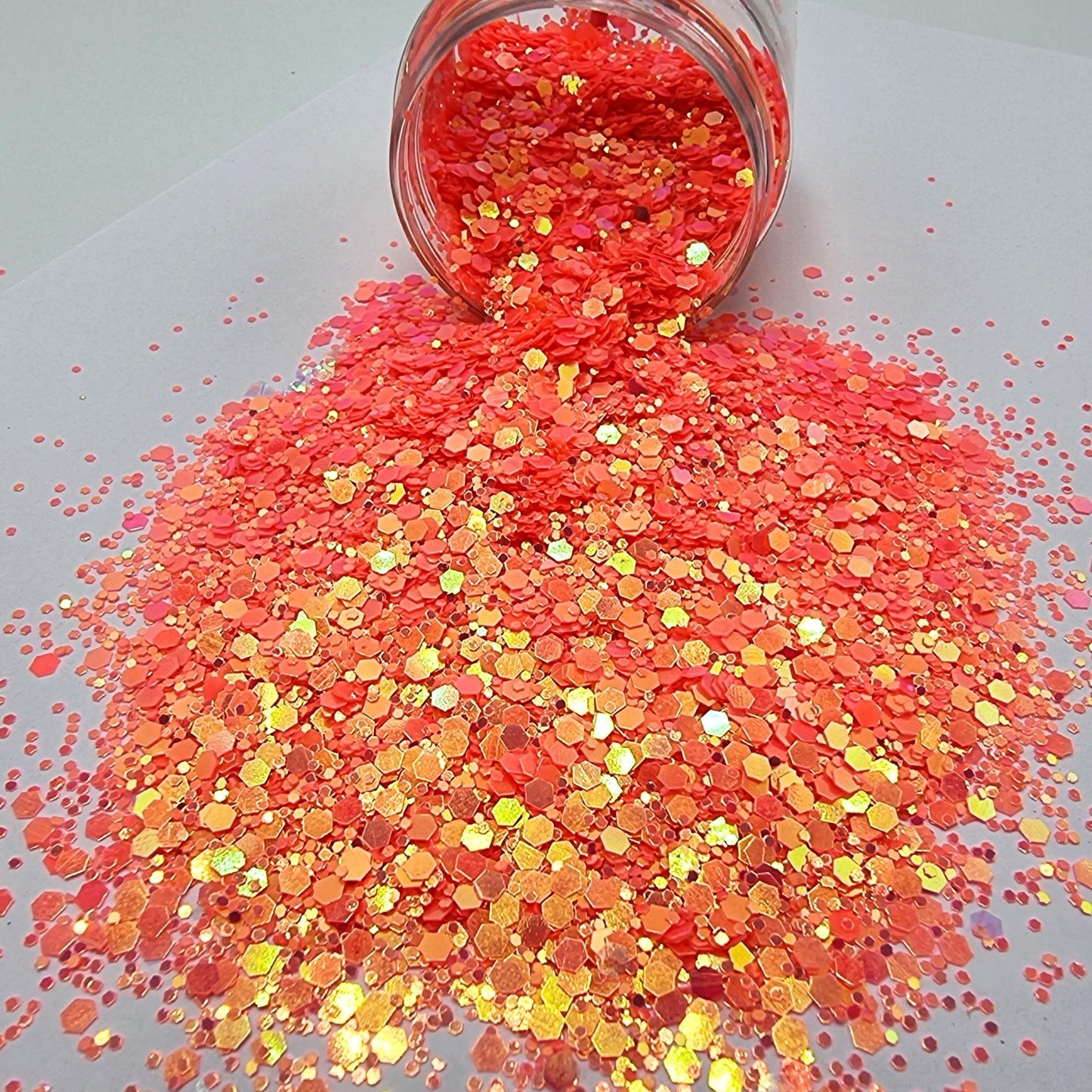 Glow In The Dark Glitter - December 1963 - Orange Colour Changing