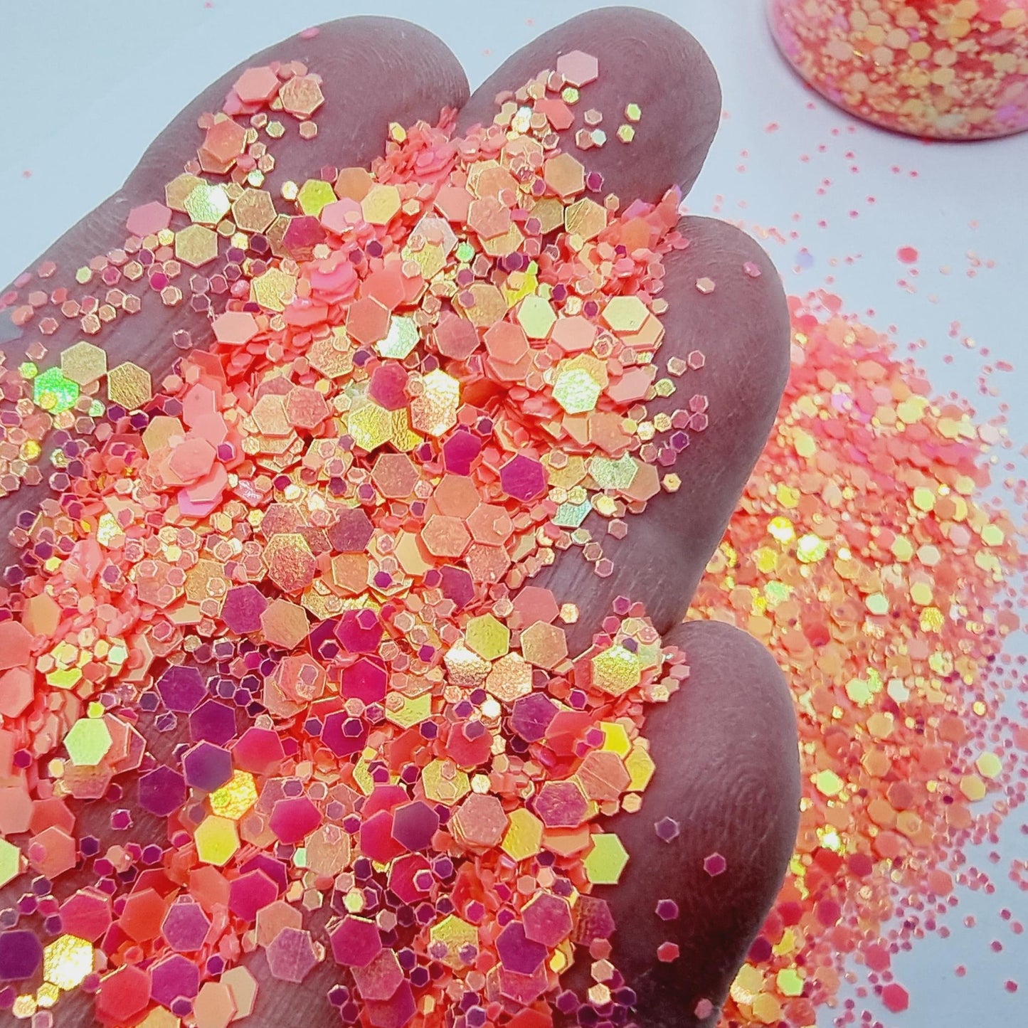 Glow In The Dark Glitter - December 1963 - Orange Colour Changing