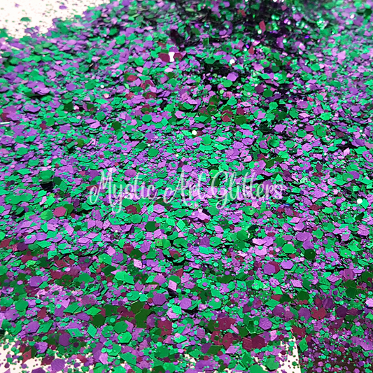 African Violet Glitter Mix