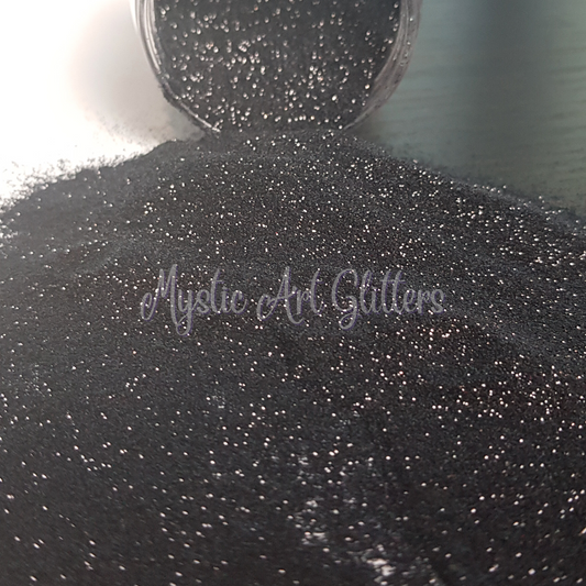 Hamilton Black :Ultra Fine Glitter Pearlescent (glitter sold by the pound)