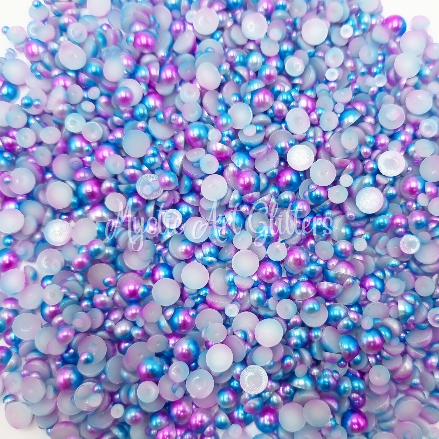 11 Bags or Jars - Pearl & Resin Rhinestone Bundle