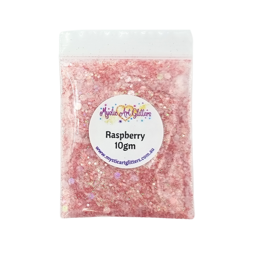 Glitter Raspberry Raspberry Slushie Glitter Mix – Mystic Art Glitters