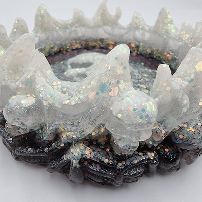 Glow In The Dark Resin Skull Ashtray