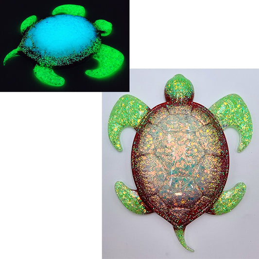 Glow In The Dark Resin Turtle