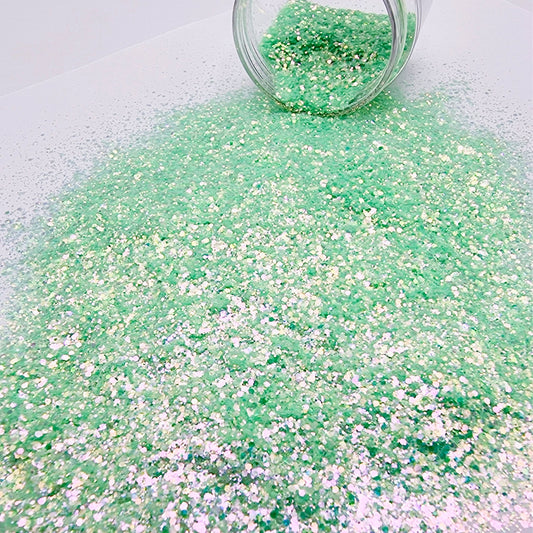 Apple Pie Green Iridescent Mix