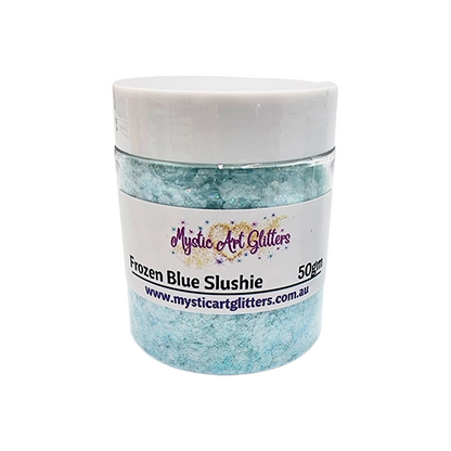 Frozen Blue Slushie Iridescent Opalescent Mix