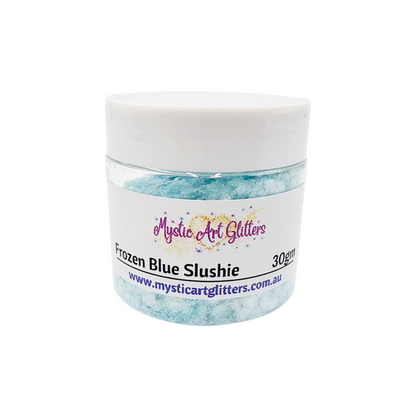 Frozen Blue Slushie Iridescent Opalescent Mix