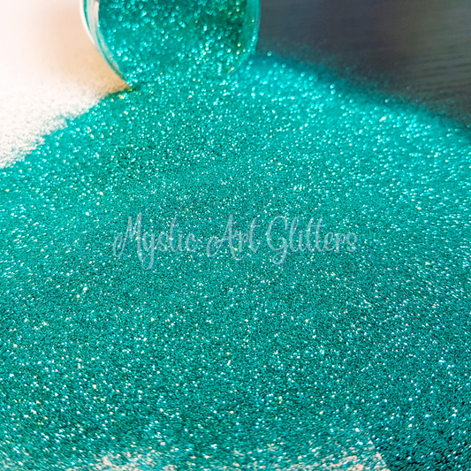 Jazzy Jade green glitter
