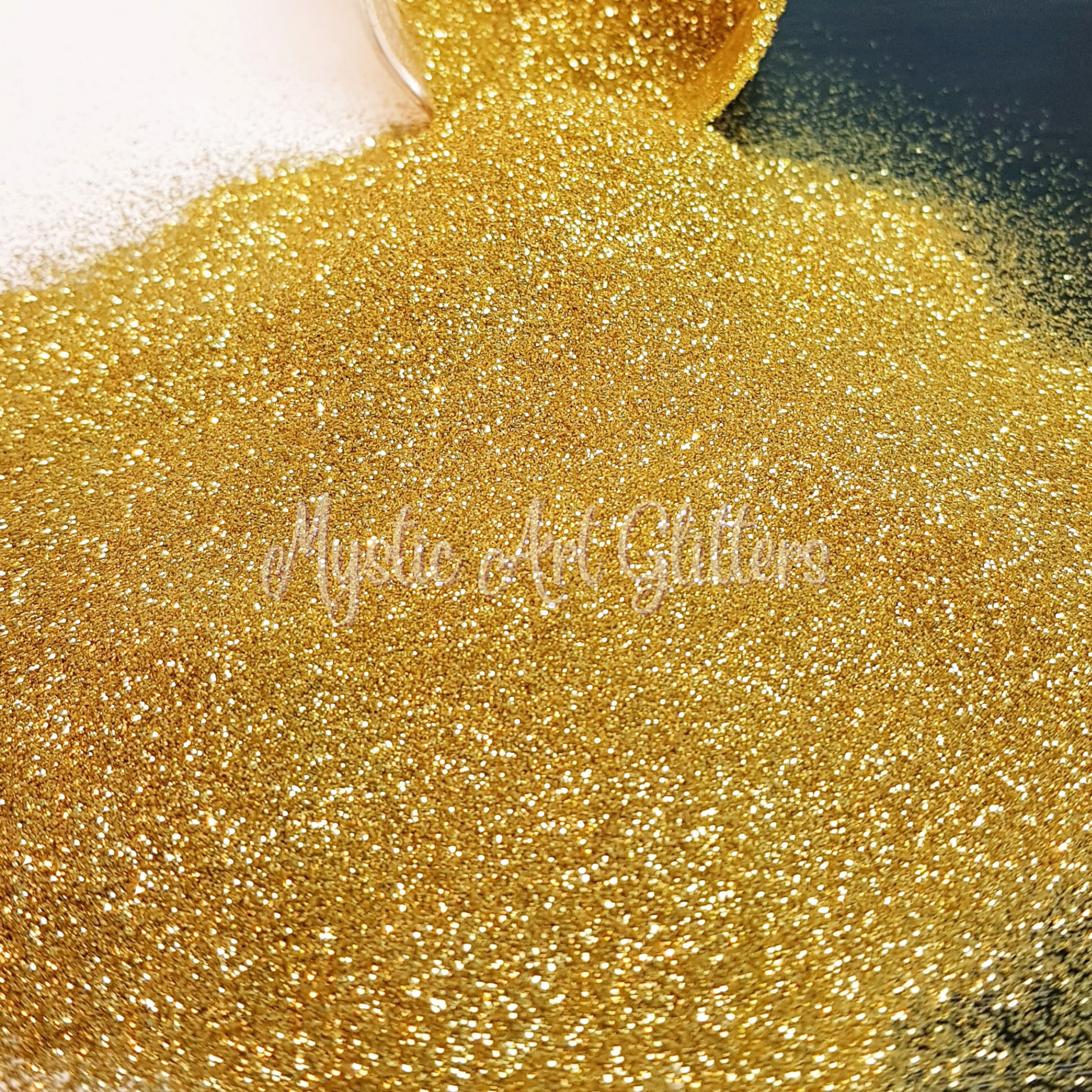 Masquerade gold glitter