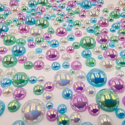 11 Bags or Jars - Pearl & Resin Rhinestone Bundle