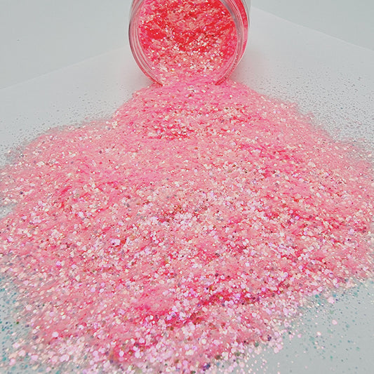 Shortcake Pink Iridescent Glitter Mix