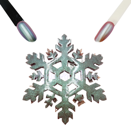 Pink-Bronze + Teal Sparkles Mica Powder 14gm