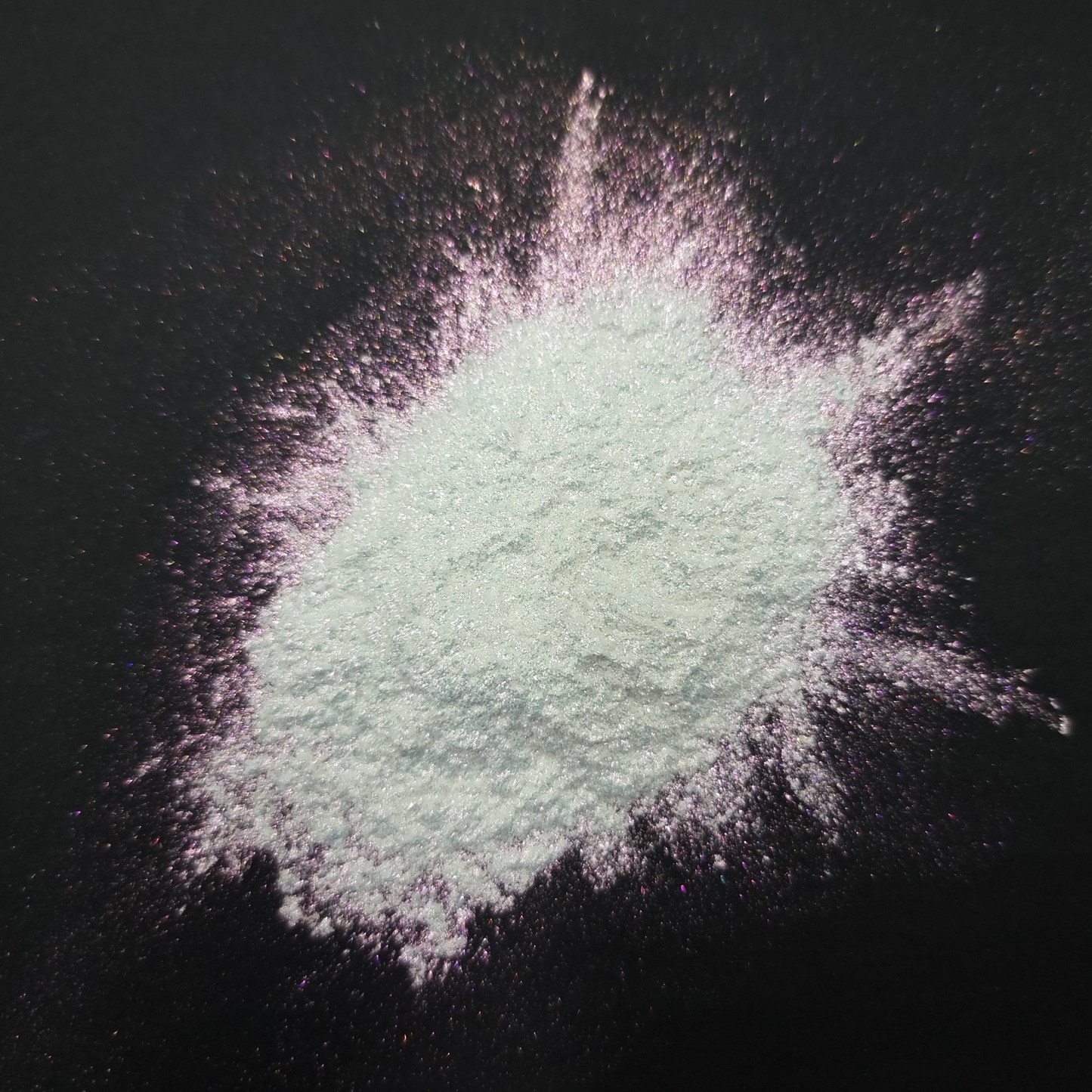 Mica Powder - Sparkly Pink-Gold to White Shift 50-250um 14gm