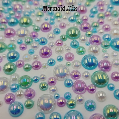 Faux Pearl Rhinestones - Mermaid Mix