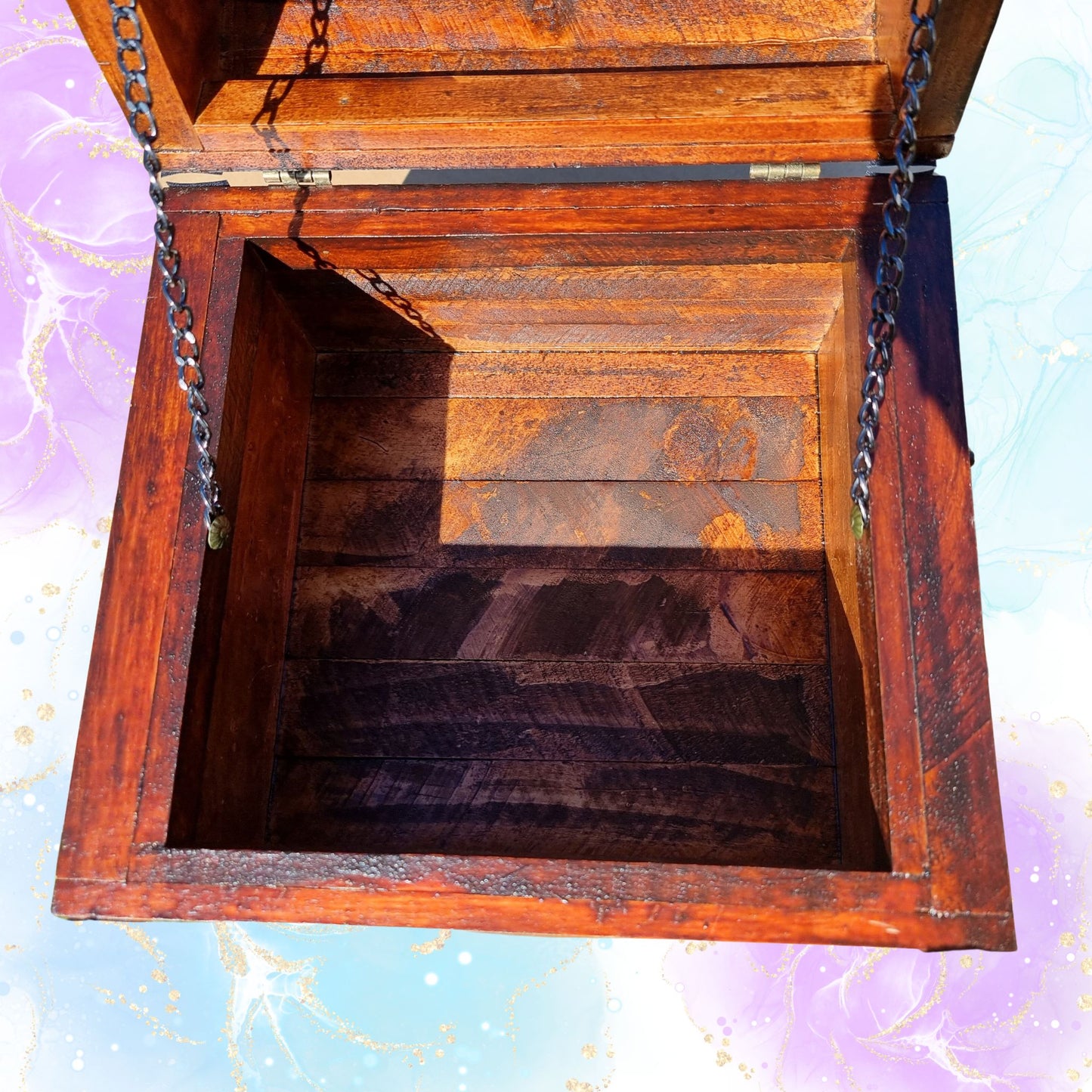 Wooden Memory Keepsake Chest