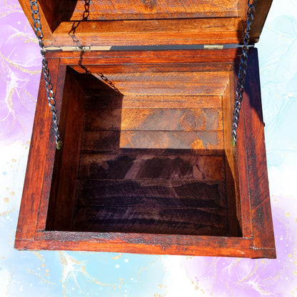 Wooden Memory Keepsake Chest