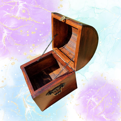 Wooden Memory Keepsake Chest