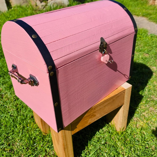 Pink Wedding Wishing Well Chest