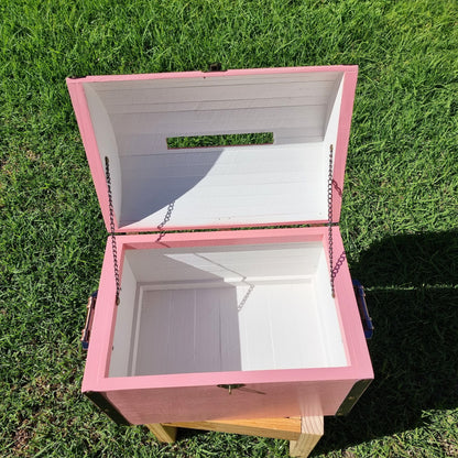 Pink Wedding Wishing Well Chest