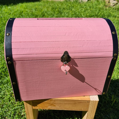 Pink Wedding Wishing Well Chest