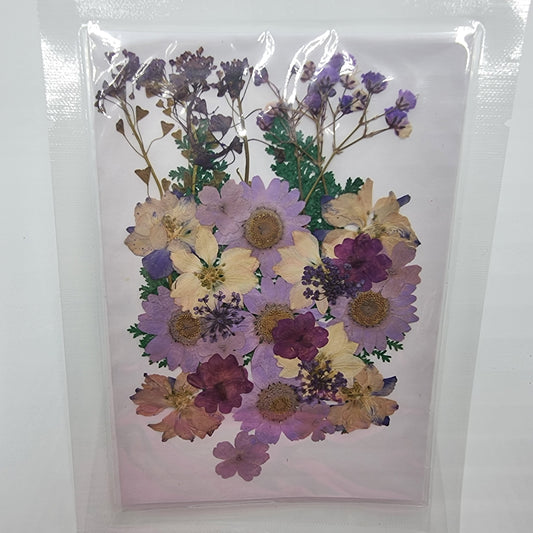 Dried Pressed Flowers - Purple - Mystic Art Glitters