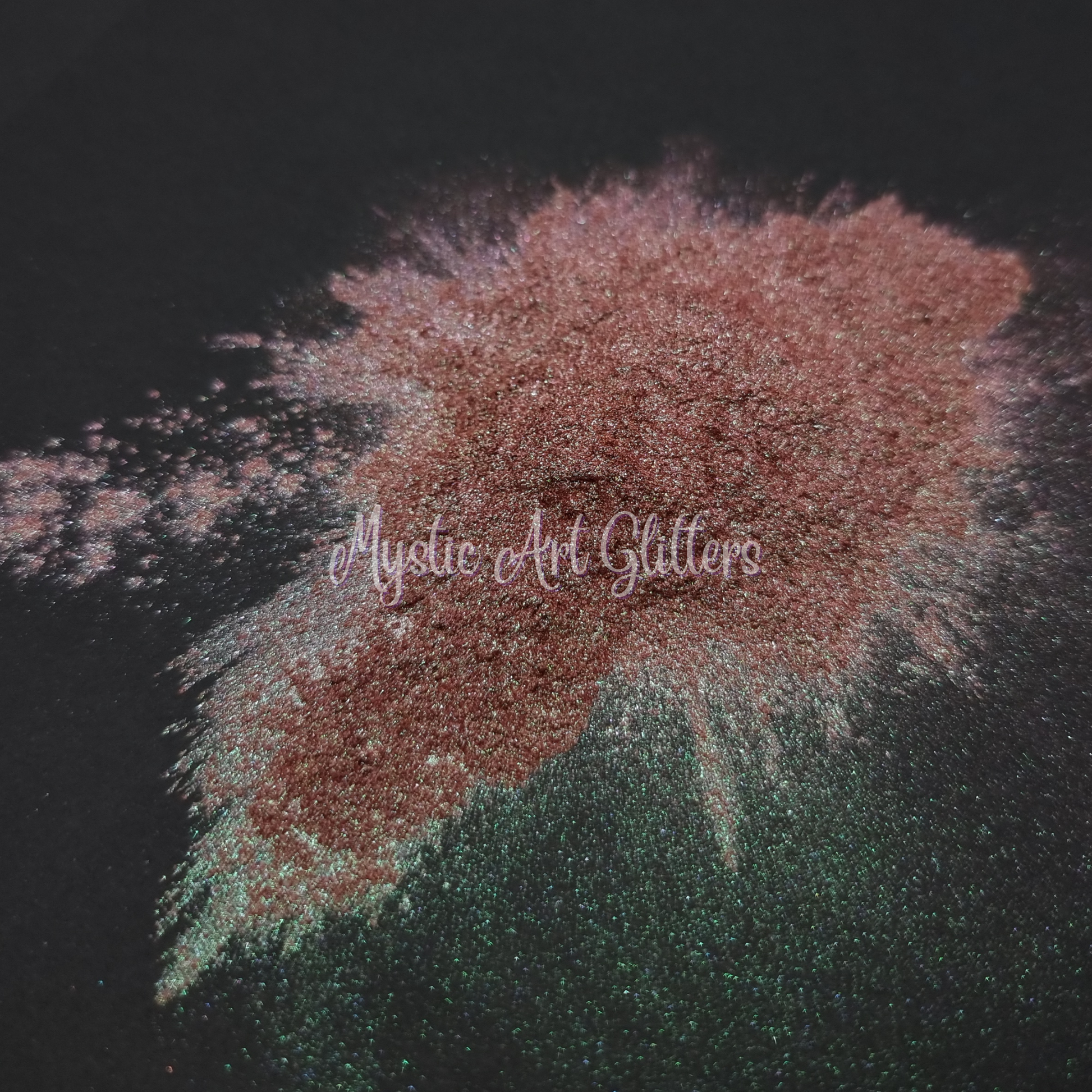 Sparkly Rose Gold Mica Powder 14gm - Mystic Art Glitters