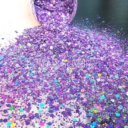 Purple Lavender Holographic Glitter Mix