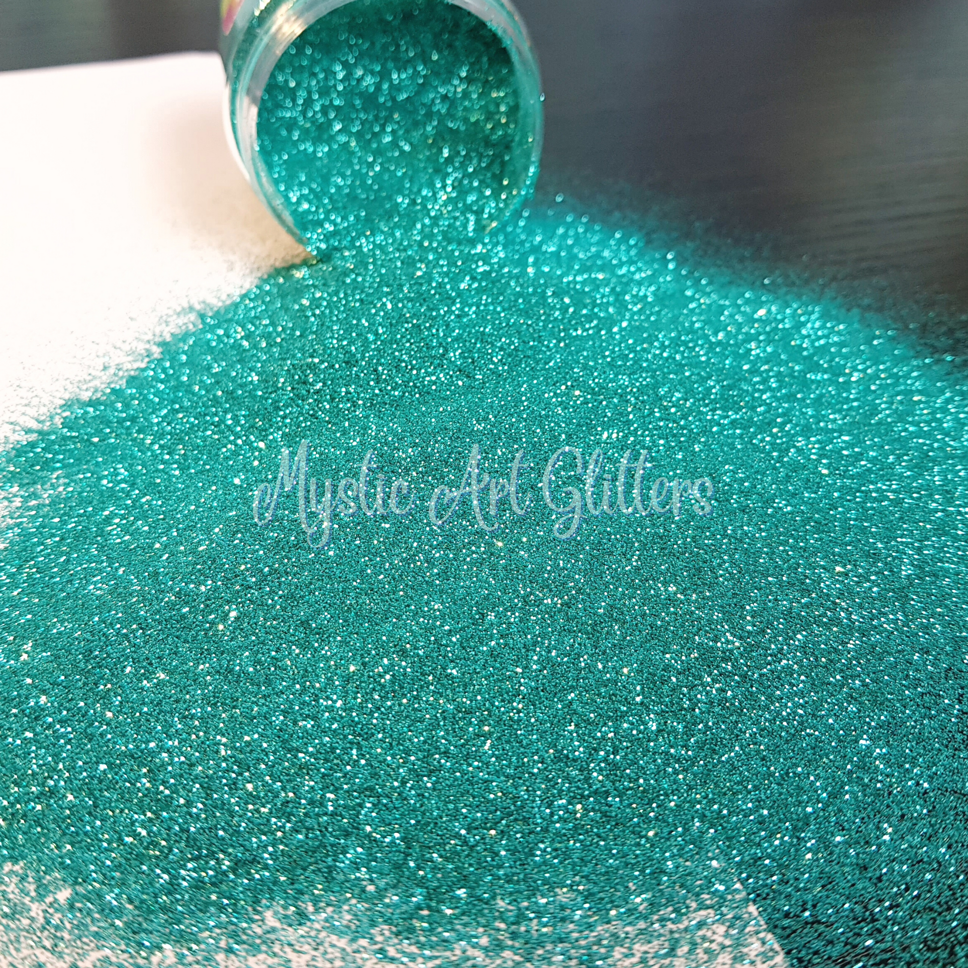 Aquamarine Teal Turquoise Fine Glitter