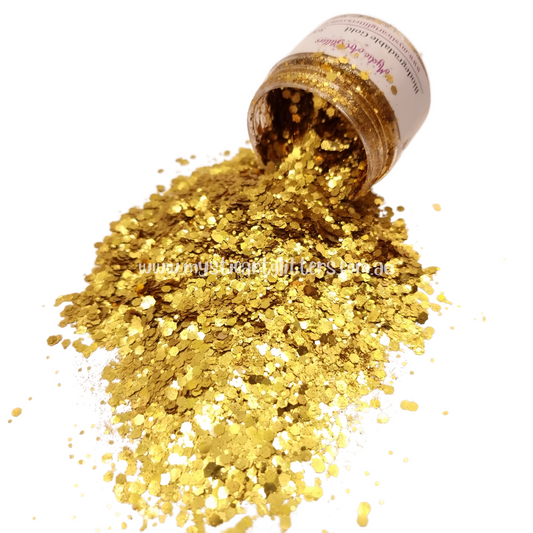 Biodegradable Glitter Gold Mystic Art Glitters