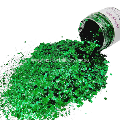 Mystic Art Glitters Biodegradable Glitter Green
