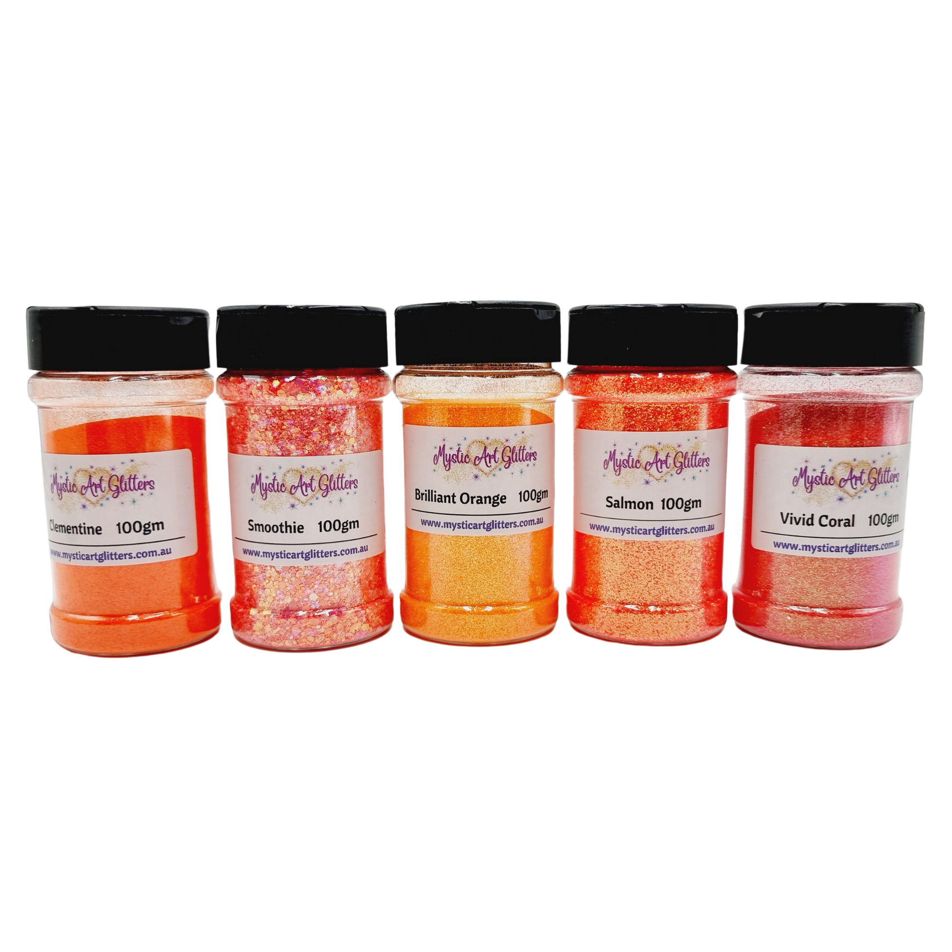 Orange Glitter Bundle - Mystic Art Glitters