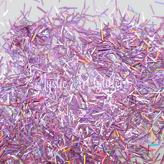 Pink holographic Tinsel