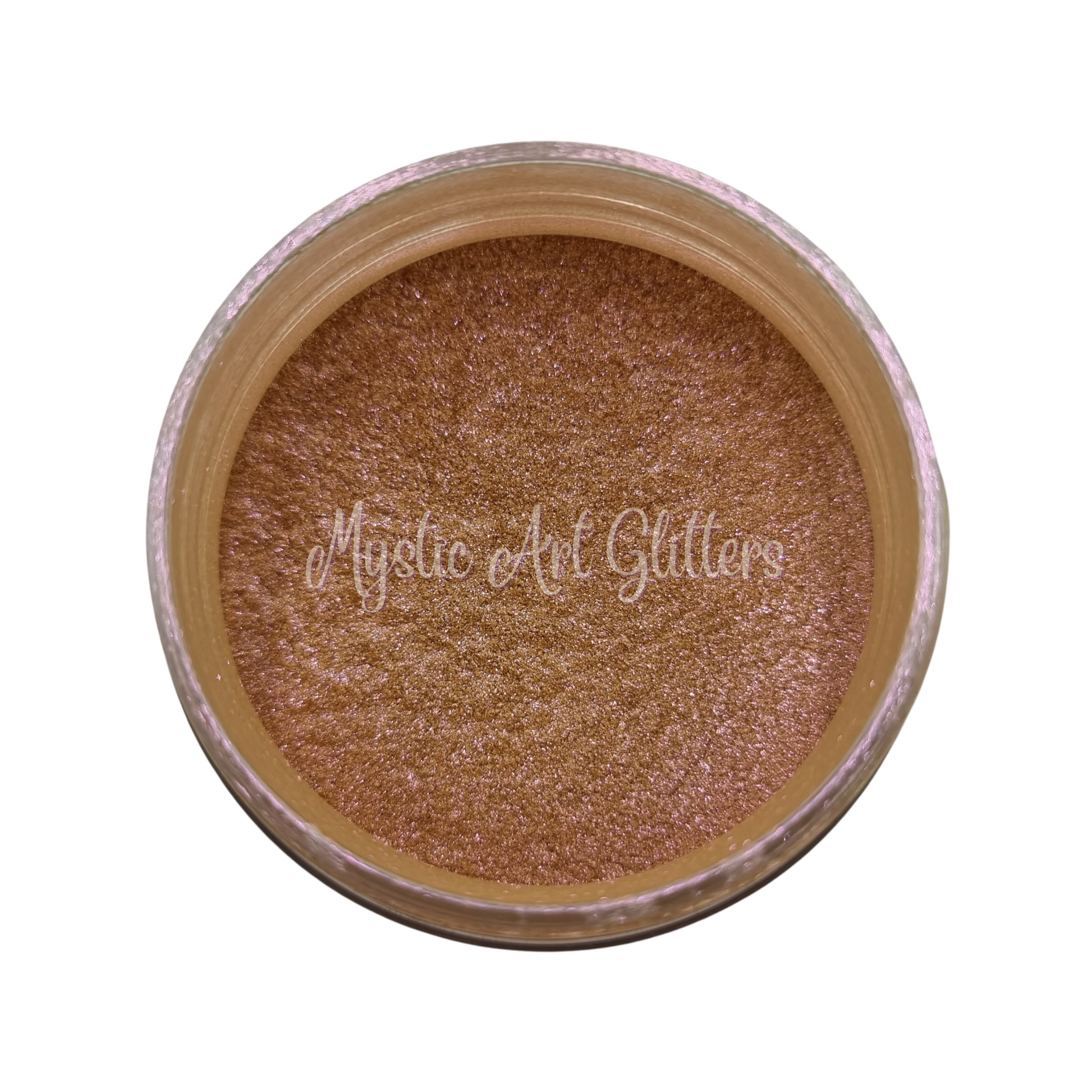 Mica Powder - Sparkly Pink to Gold Shift 14gm - Mystic Art Glitters