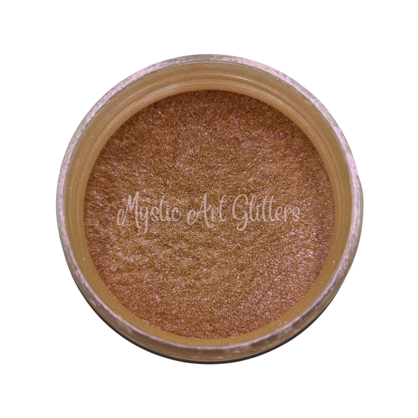 Mica Powder - Sparkly Pink to Gold Shift 14gm - Mystic Art Glitters