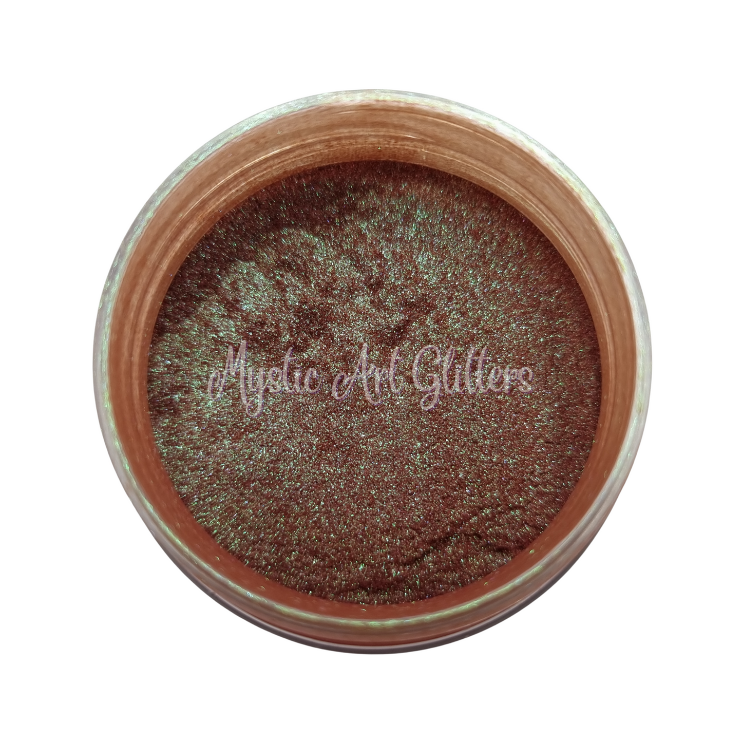 Sparkly Rose Gold Mica Powder 14gm - Mystic Art Glitters