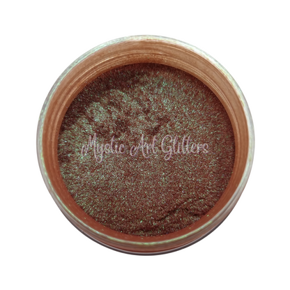 Sparkly Rose Gold Mica Powder 14gm - Mystic Art Glitters