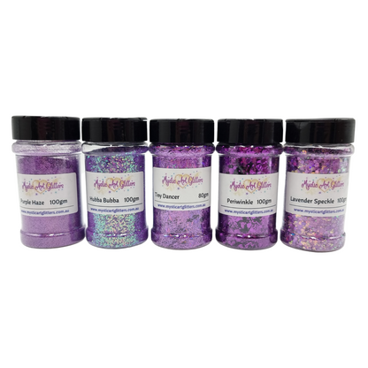 Purple Glitter Bundle - Mystic Art Glitters