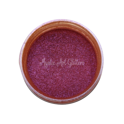 Chameleon Mica Powder - Sparkly Pink to Red Shift 14gm - Mystic Art Glitters