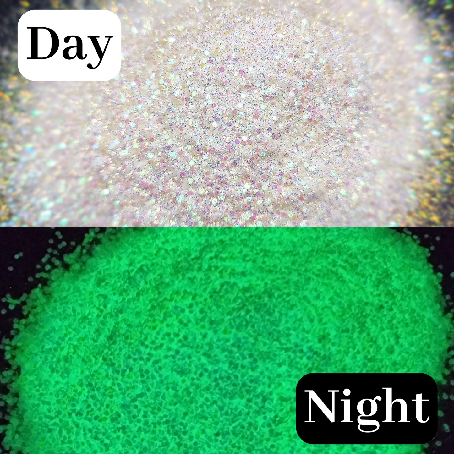 Glow In The Dark - Good Vibrations - Mystic Art Glitters