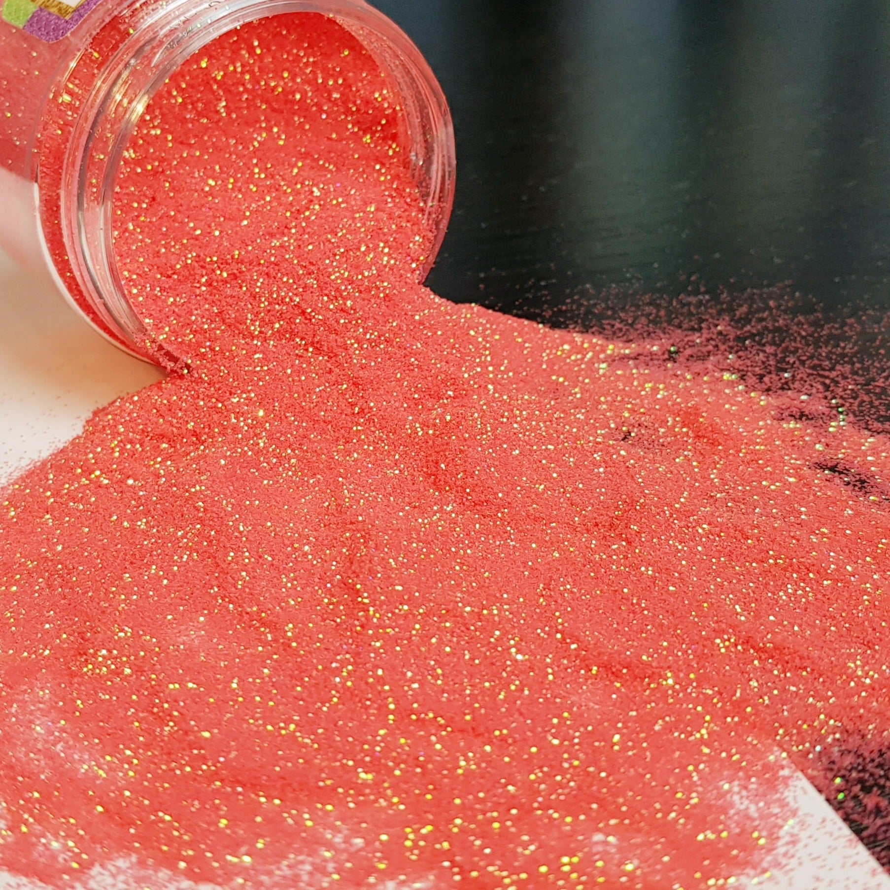 Vivid Coral Glitter Bundle - Mystic Art Glitters