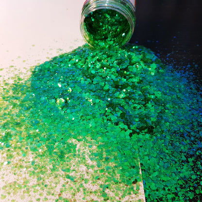 Mystic Art Glitters Green Grinch Glitter Mix