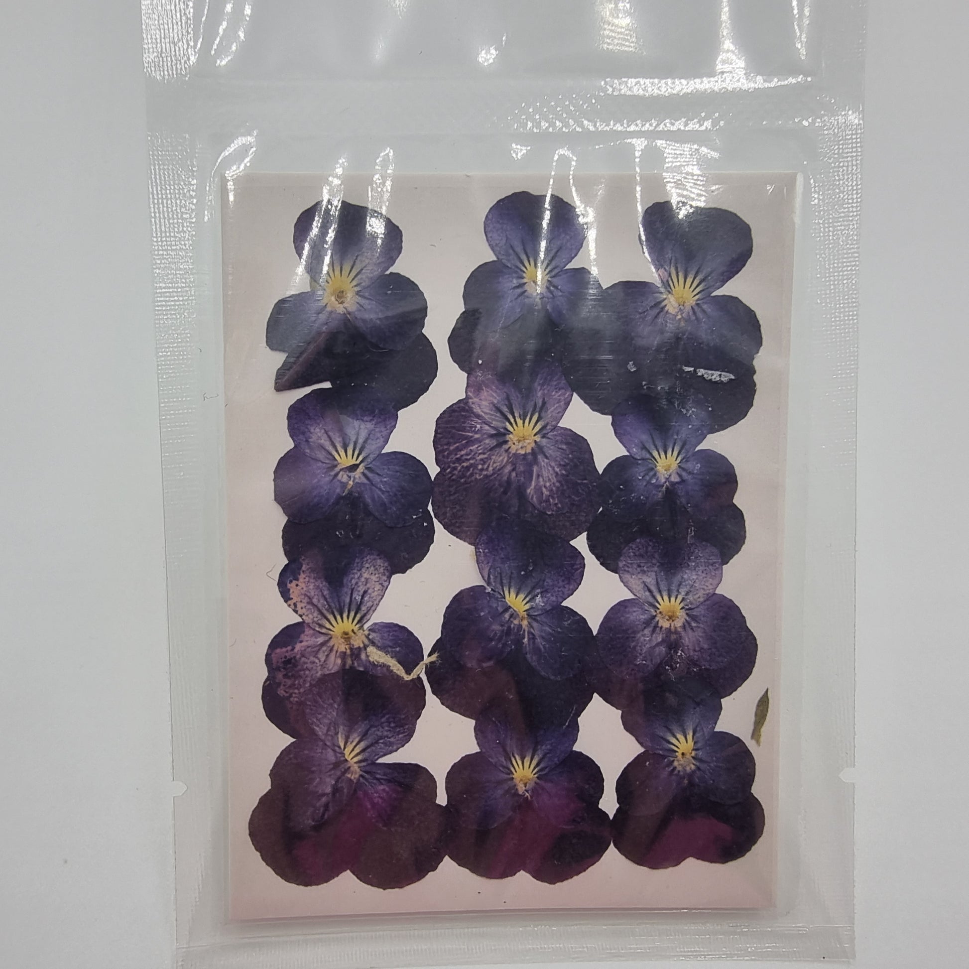 Dried Pressed Flowers - Dark Purple Small - Mystic Art Glitters