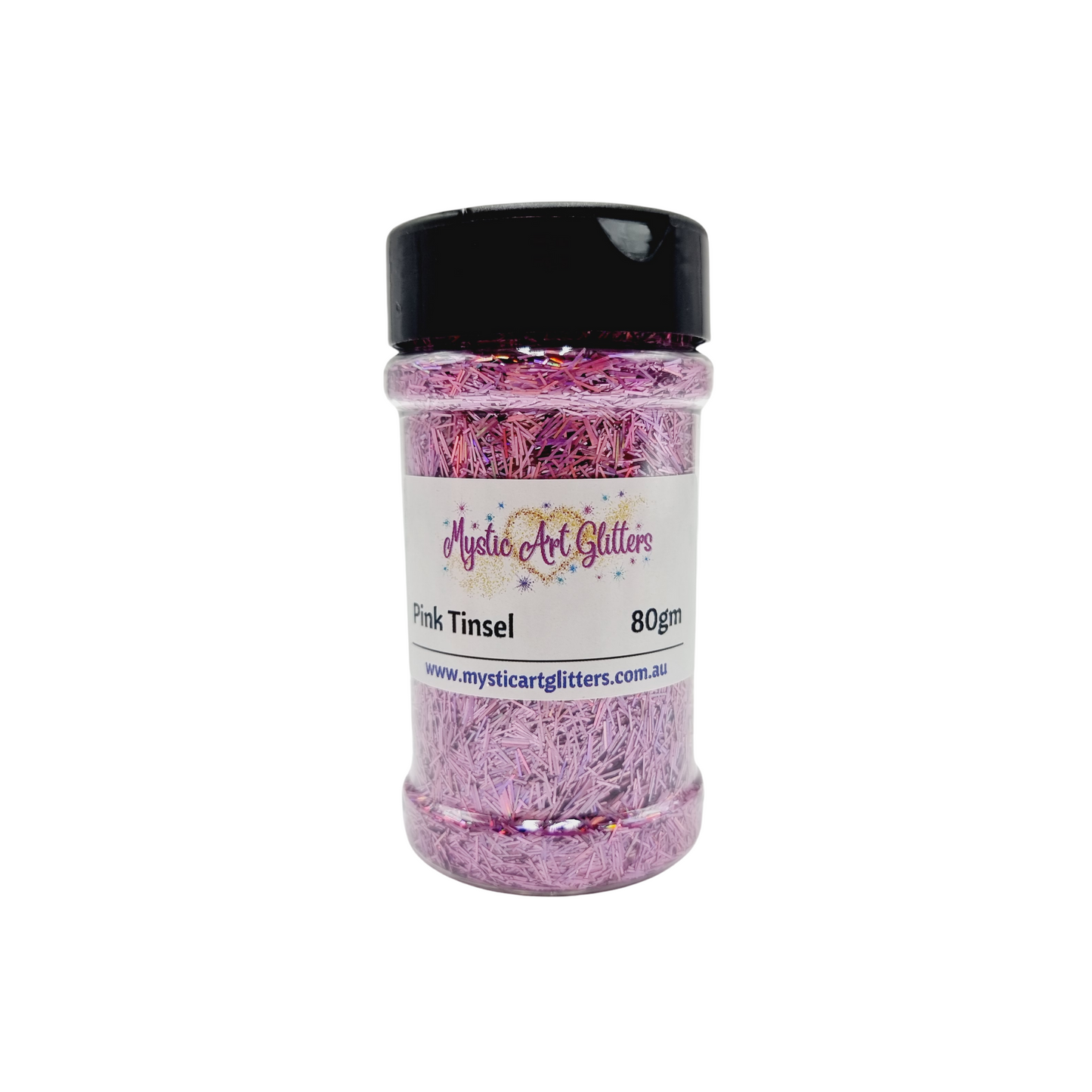 Pink Tinsel - Mystic Art Glitters