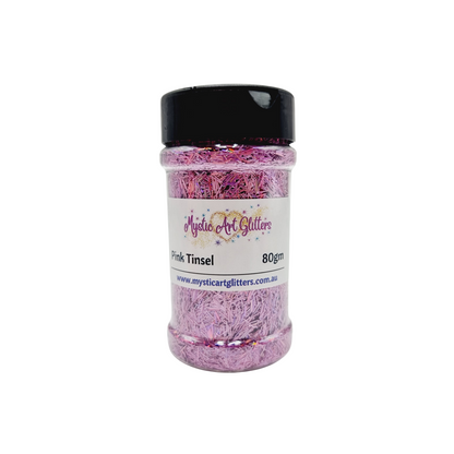 Pink Tinsel - Mystic Art Glitters