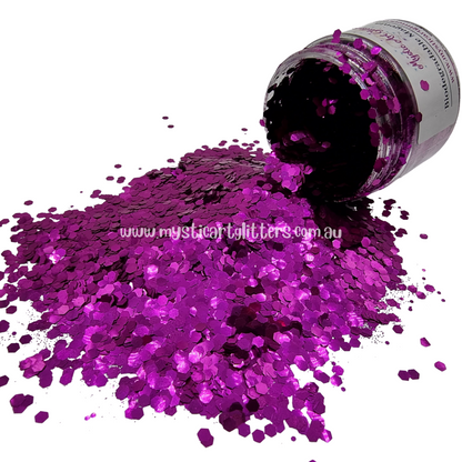 Biodegradable Glitter - Magenta - Mystic Art Glitters