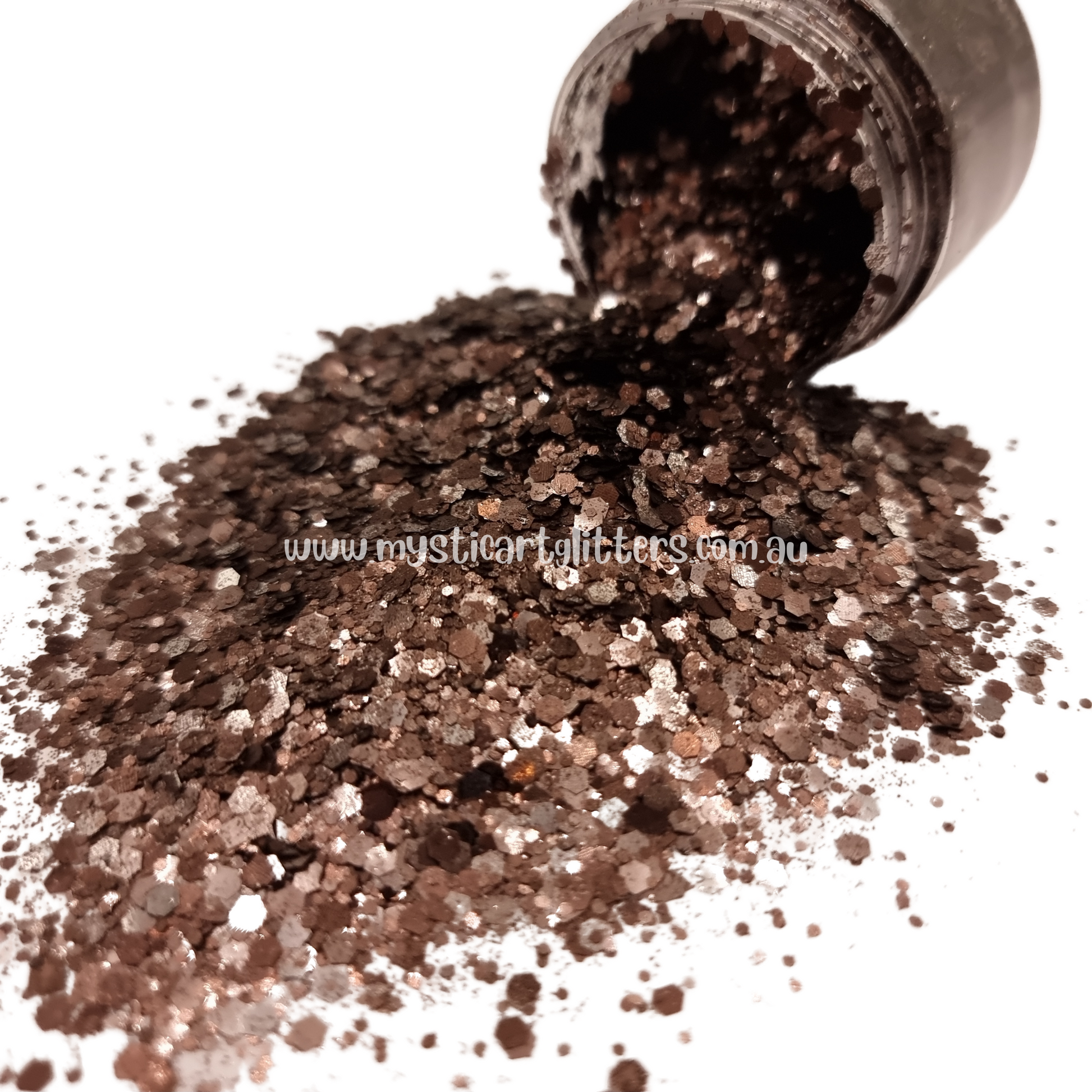 Biodegradable Glitter Brown Mystic Art Glitters