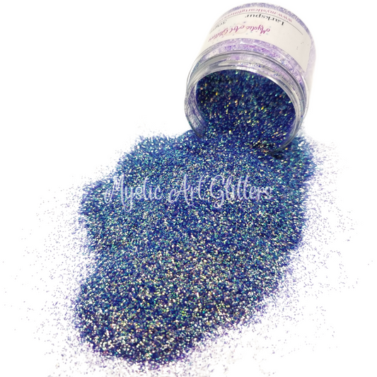 Larkspur blue iridescent glitter