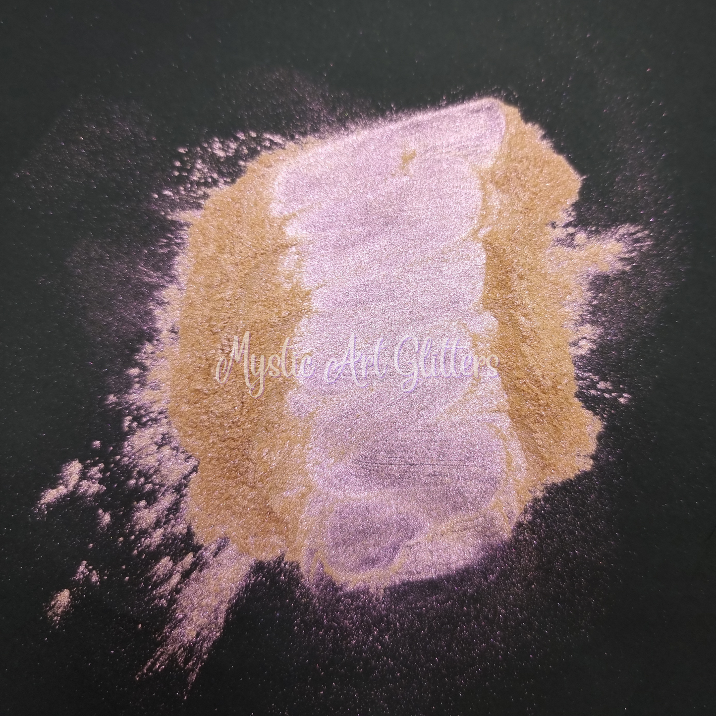 Mica Powder - Sparkly Pink to Gold Shift 14gm - Mystic Art Glitters